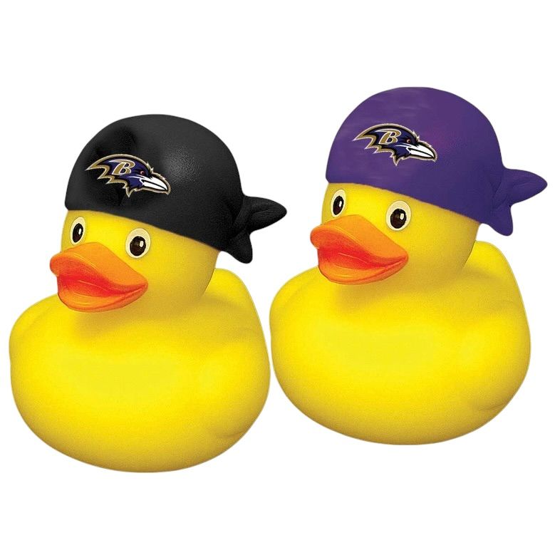 Baltimore Ravens Rubber Ducks 2-Pack Set