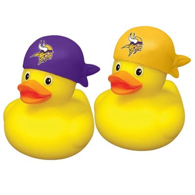 Minnesota Vikings Rubber Ducks 2-Pack Set Minnesota Vikings Rubber Ducks 2-Pack Set