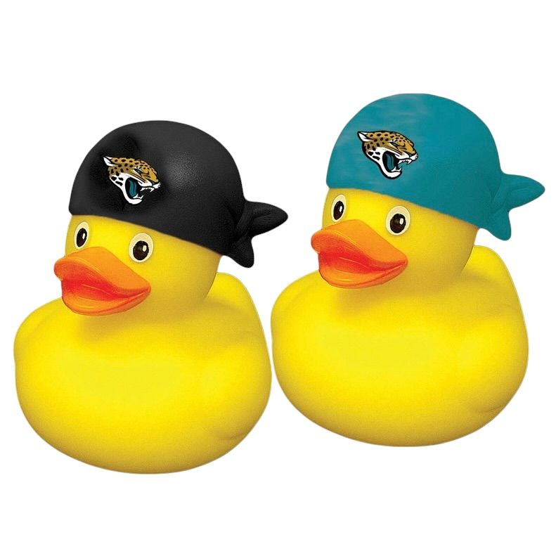 Jacksonville Jaguars Rubber Ducks 2-Pack Set