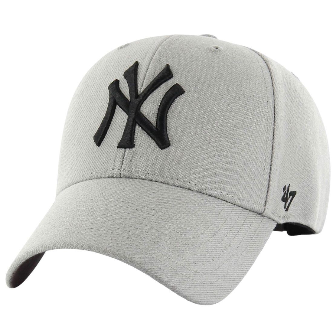 New York Yankees Men's Gray 47 Brand MVP Adjustable Hat