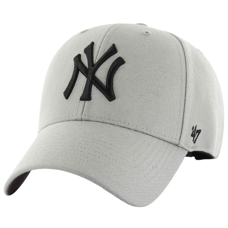 New York Yankees Men's Gray 47 Brand MVP Adjustable Hat
