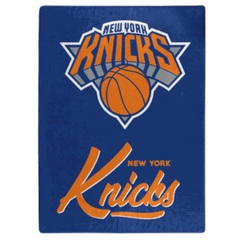 New York Knicks 50 New York Knicks 50" x 60" Signature Plush Raschel Blanket