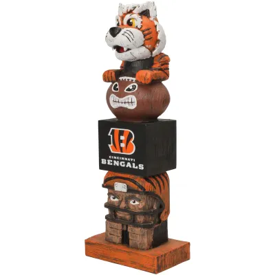 Cincinnati Bengals Tiki Totem Team Statue Cincinnati Bengals Tiki Totem Team Statue
