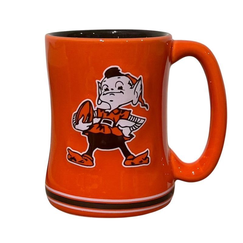 Cleveland Browns 14oz Brownie Relief Coffee Mug Cleveland Browns 14oz Brownie Relief Coffee Mug