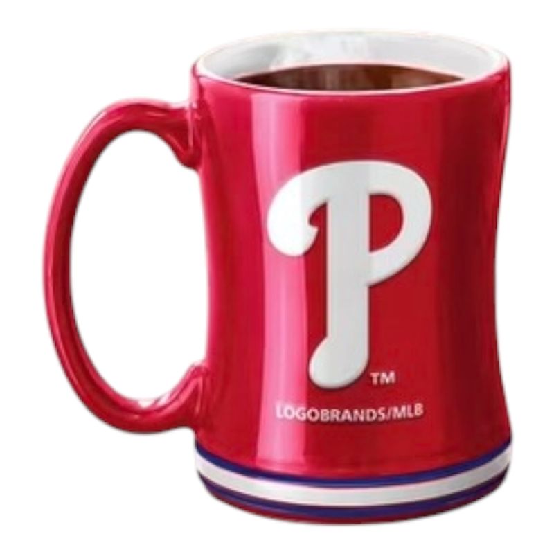 Philadelphia Phillies 14oz Relief Coffee Mug Philadelphia Phillies 14oz Relief Coffee Mug