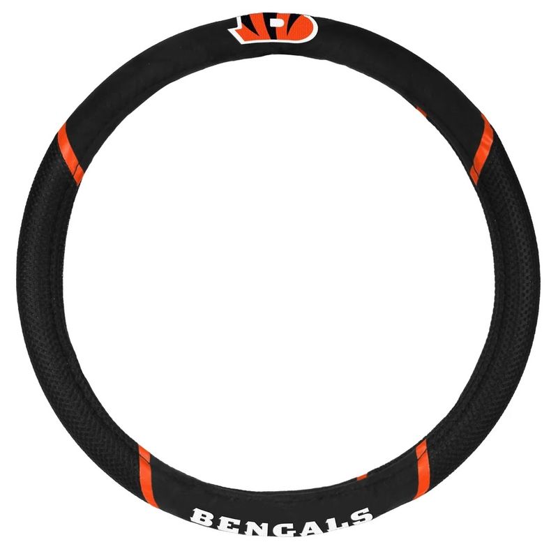 Cincinnati Bengals Embroidered Car Steering Wheel Cover Cincinnati Bengals Embroidered Car Steering Wheel Cover