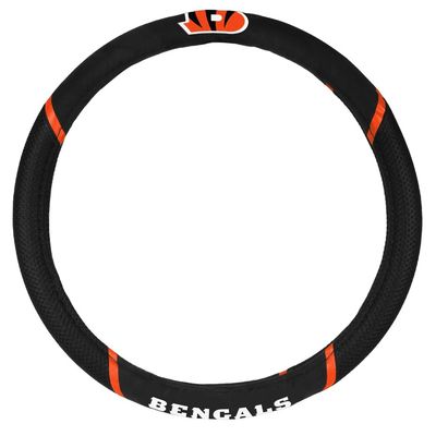 Cincinnati Bengals Embroidered Car Steering Wheel Cover Cincinnati Bengals Embroidered Car Steering Wheel Cover