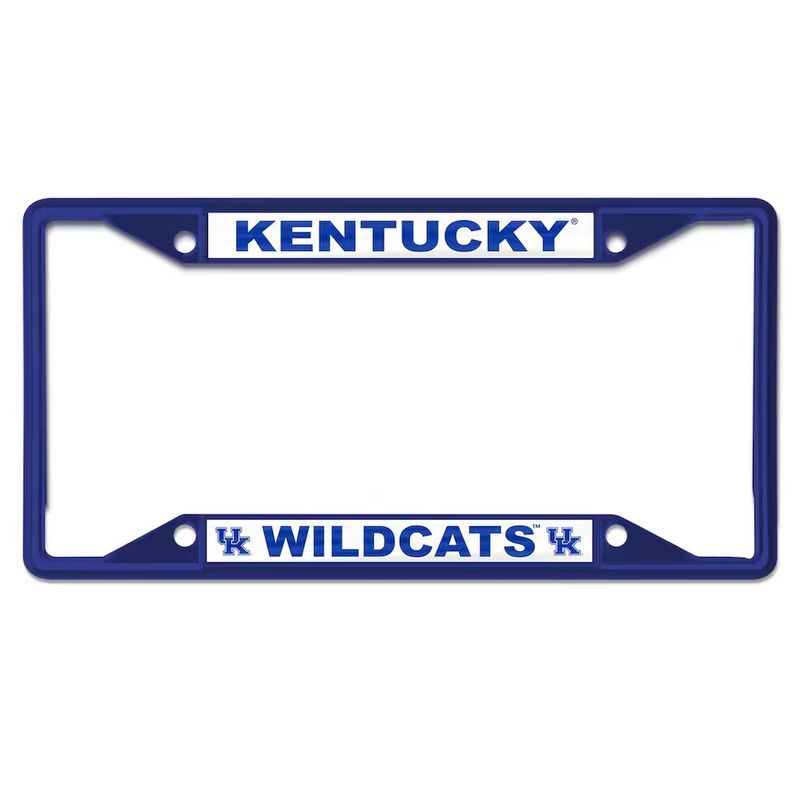 Kentucky Wildcats Chrome Metal License Plate Frame Kentucky Wildcats Chrome Metal License Plate Frame