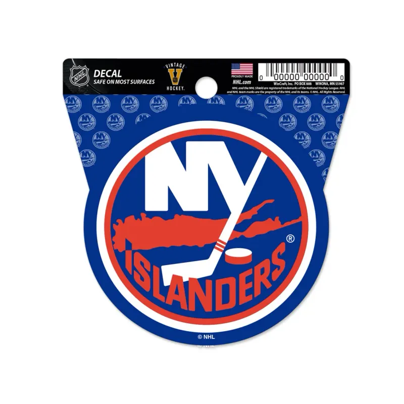 New York Islanders 3 New York Islanders 3" x 4" Decal