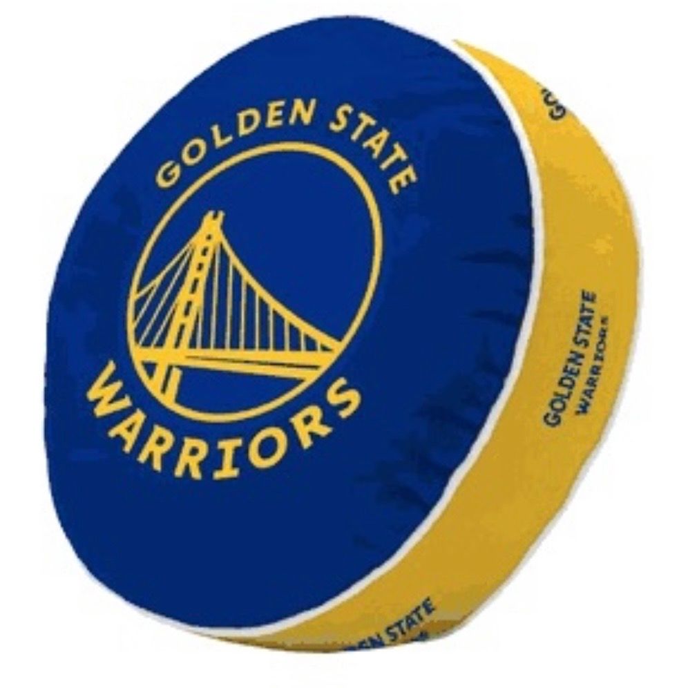 Golden State Warriors Round Team Puff Pillow Golden State Warriors Round Team Puff Pillow
