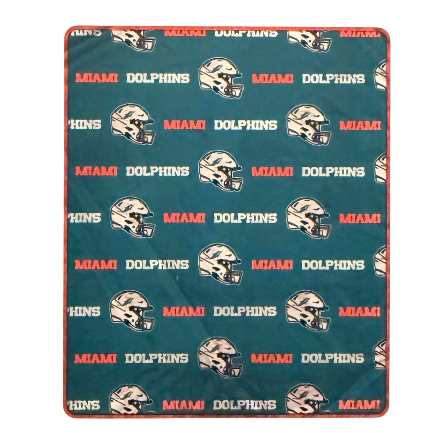 Miami Dolphins 50" x 60" Ultra Soft Sherpa Throw Blanket