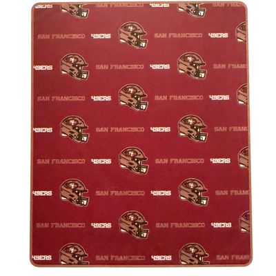 San Francisco 49ers 50 San Francisco 49ers 50" x 60" Ultra Soft Sherpa Throw Blanket