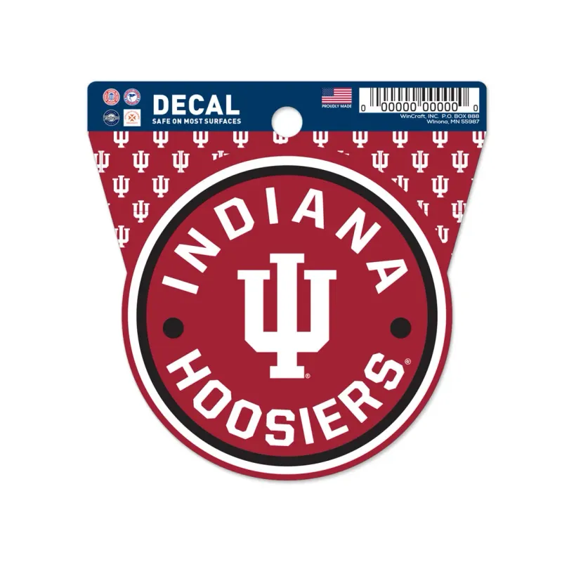 Indiana Hoosiers 3 Indiana Hoosiers 3" x 4" Decal