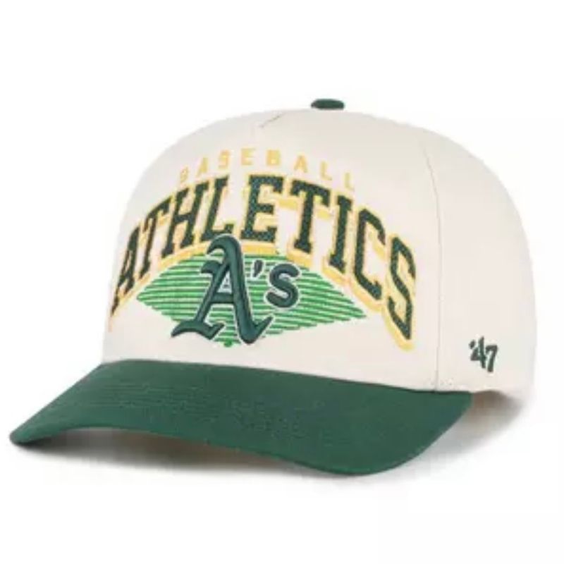 Athletics Men’s White Cooperstown Pomona 47 Hitch Snapback Hat Athletics Men’s White Cooperstown Pomona 47 Hitch Snapback Hat