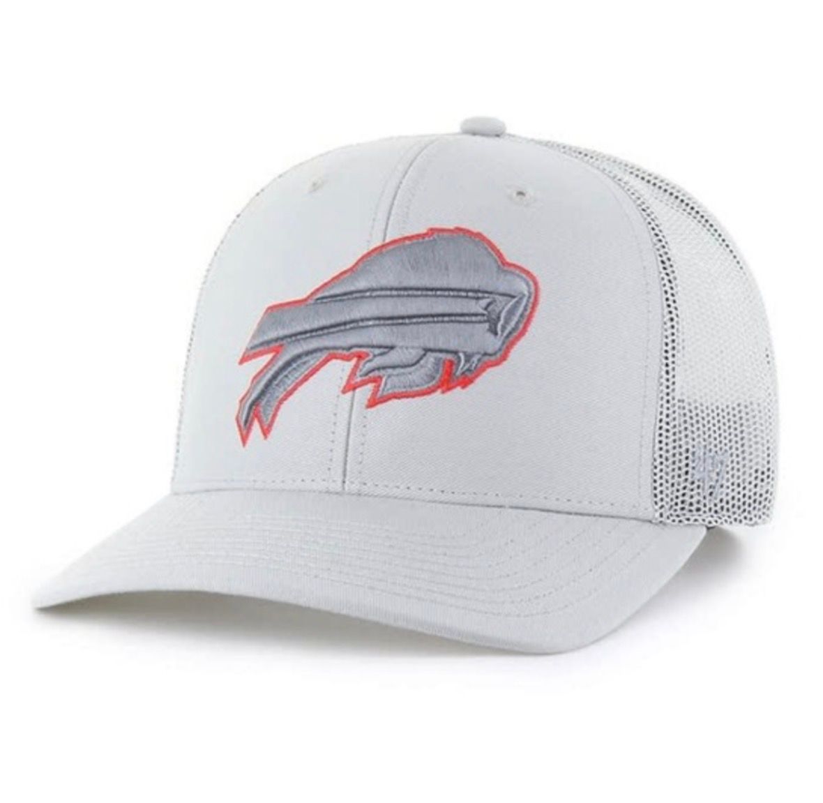Buffalo Bills Men's Gray 47 Trucker Adjustable Hat Buffalo Bills Men's Gray 47 Trucker Adjustable Hat