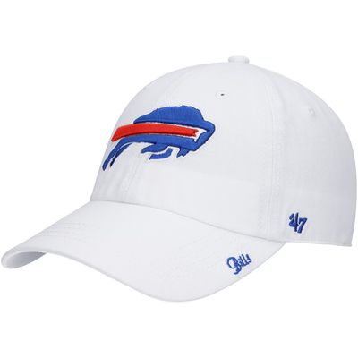 Buffalo Bills Women's White Miata 47 Brand Clean Up Adjustable Hat Buffalo Bills Women's White Miata 47 Brand Clean Up Adjustable Hat