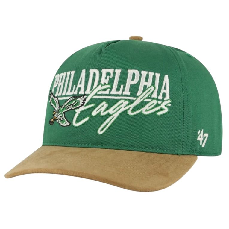 Philadelphia Eagles Men's Kelly Green Historic Scribe Line 47 Hitch Adjustable Hat Philadelphia Eagles Men's Kelly Green Historic Scribe Line 47 Hitch Adjustable Hat