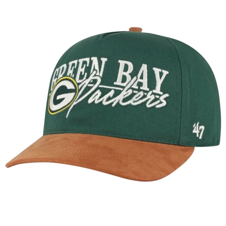 Green Bay Packers Men's Green Historic Scribe Line 47 Hitch Adjustable Hat Green Bay Packers Men's Green Historic Scribe Line 47 Hitch Adjustable Hat