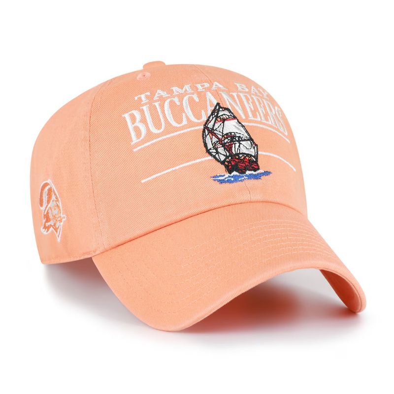 Tampa Bay Buccaneers Men's Creamsicle 47 Throwback Graphic Clean Up Adjustable Hat Tampa Bay Buccaneers Men's Creamsicle 47 Throwback Graphic Clean Up Adjustable Hat