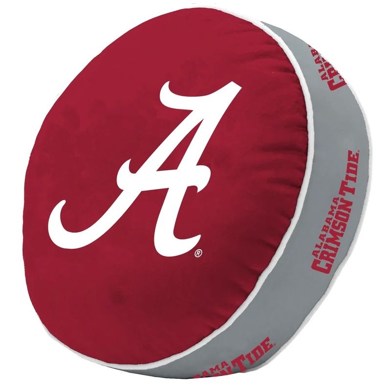 Alabama Crimson Tide Round Team Puff Pillow Alabama Crimson Tide Round Team Puff Pillow