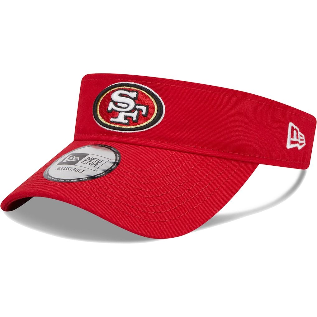 San Francisco 49ers Men’s Red New Era Main Adjustable Visor San Francisco 49ers Men’s Red New Era Main Adjustable Visor