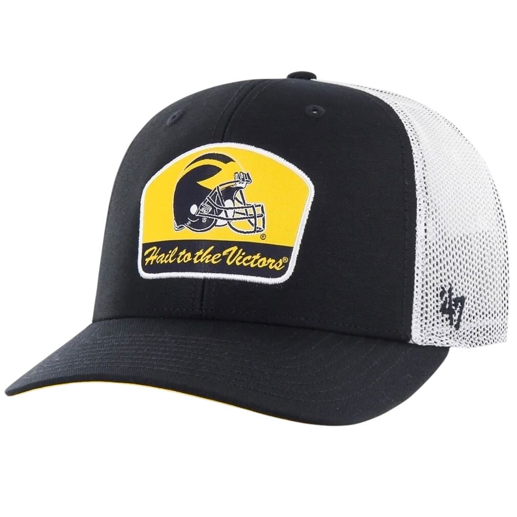 Michigan Wolverines Men’s Factor 47 Trucker Adjustable Hat Michigan Wolverines Men’s Factor 47 Trucker Adjustable Hat