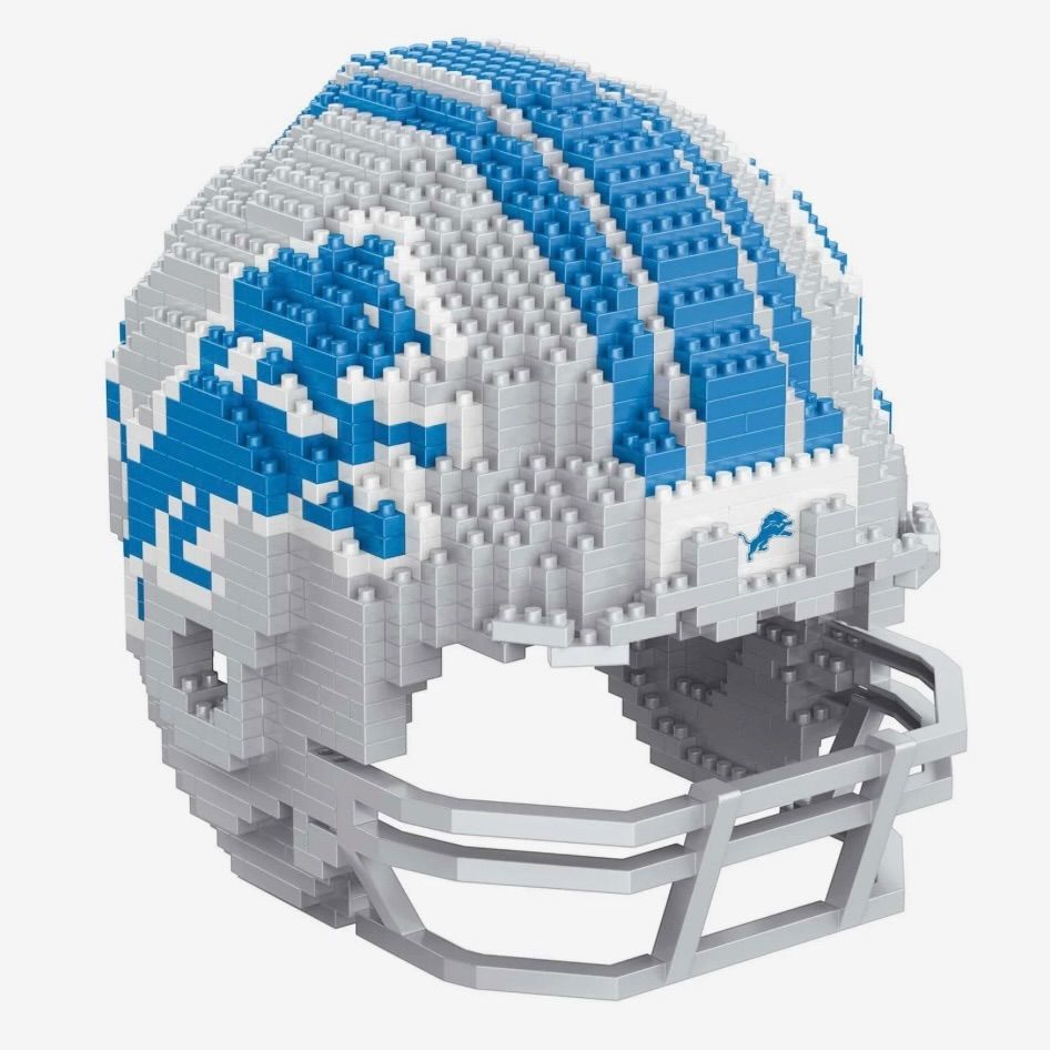 Detroit Lions 3D BRXLZ Helmet Detroit Lions 3D BRXLZ Helmet