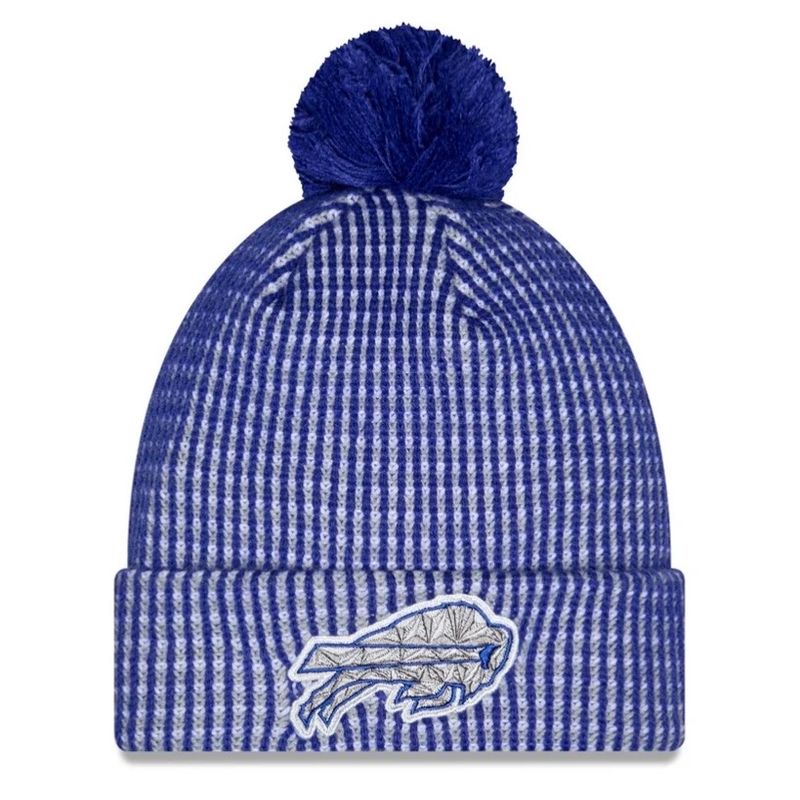 Buffalo Bills Men’s Blue 2026 Rivalry New Era Cuffed Pom Knit Hat Buffalo Bills Men’s Blue 2026 Rivalry New Era Cuffed Pom Knit Hat
