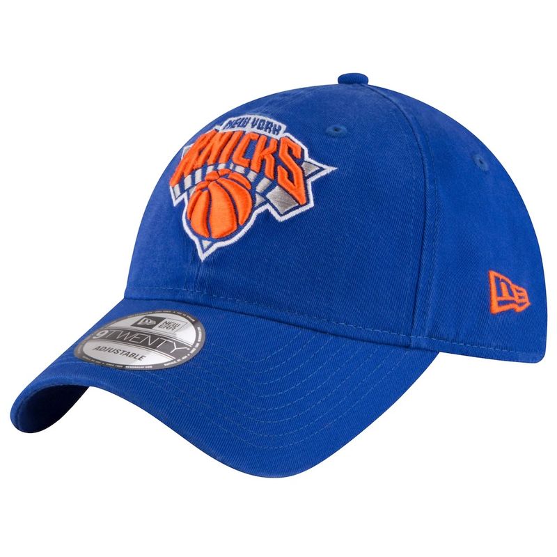 New York Knicks Men's Blue Core Classic New Era 9Twenty Adjustable Hat New York Knicks Men's Blue Core Classic New Era 9Twenty Adjustable Hat