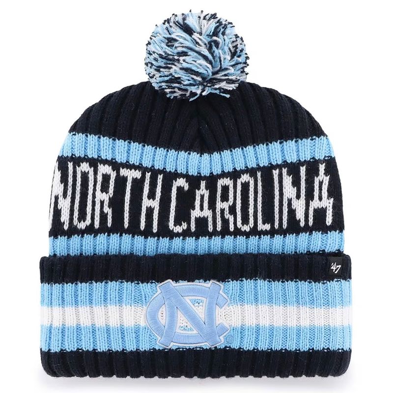 North Carolina Tar Heels Men’s Blue 47 Bering Cuffed Pom Knit Hat North Carolina Tar Heels Men’s Blue 47 Bering Cuffed Pom Knit Hat