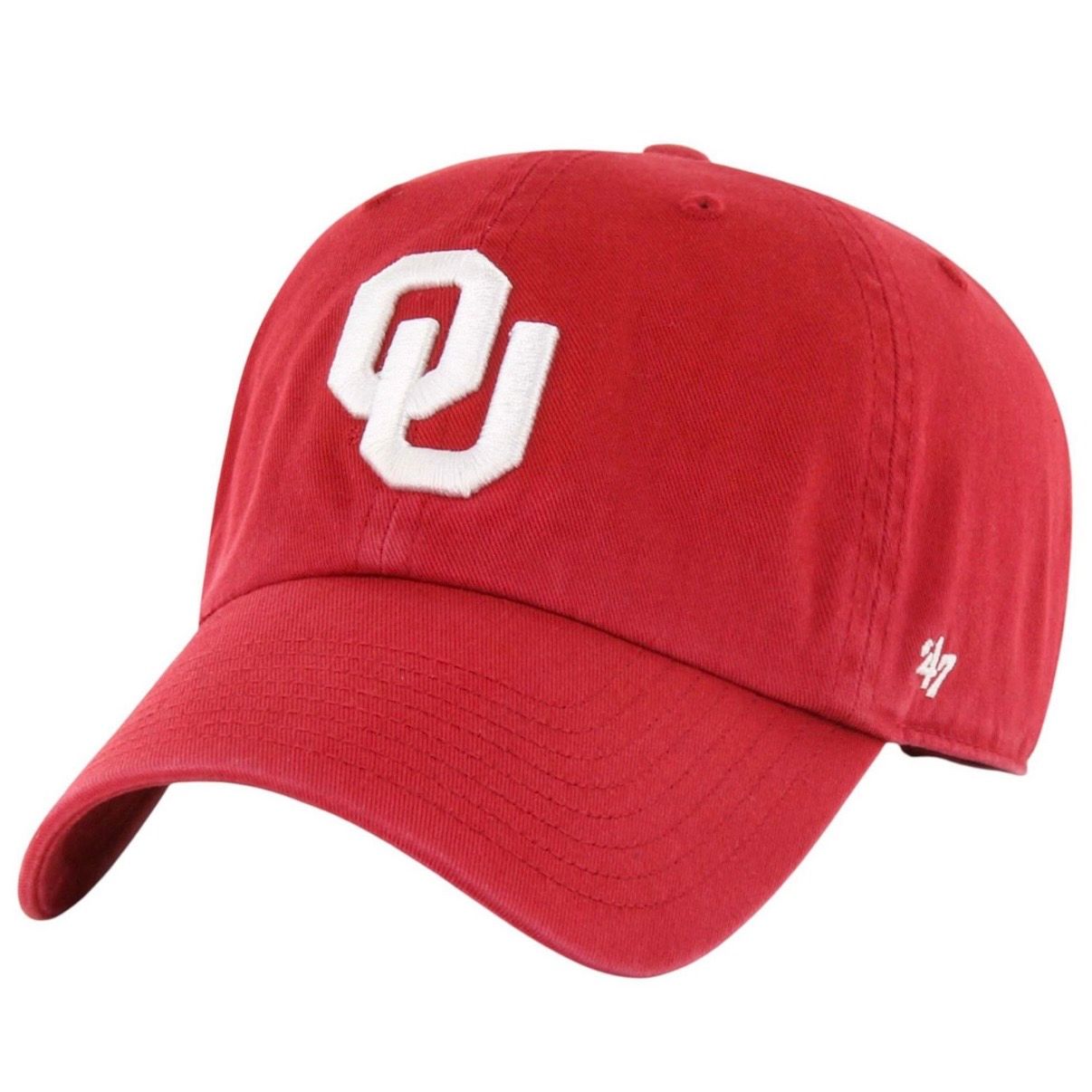 Oklahoma Sooners Men’s 47 Brand Clean Up Adjustable Hat