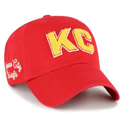Kansas City Chiefs Red Zoey 47 Brand Clean Up Adjustable Hat Kansas City Chiefs Red Zoey 47 Brand Clean Up Adjustable Hat