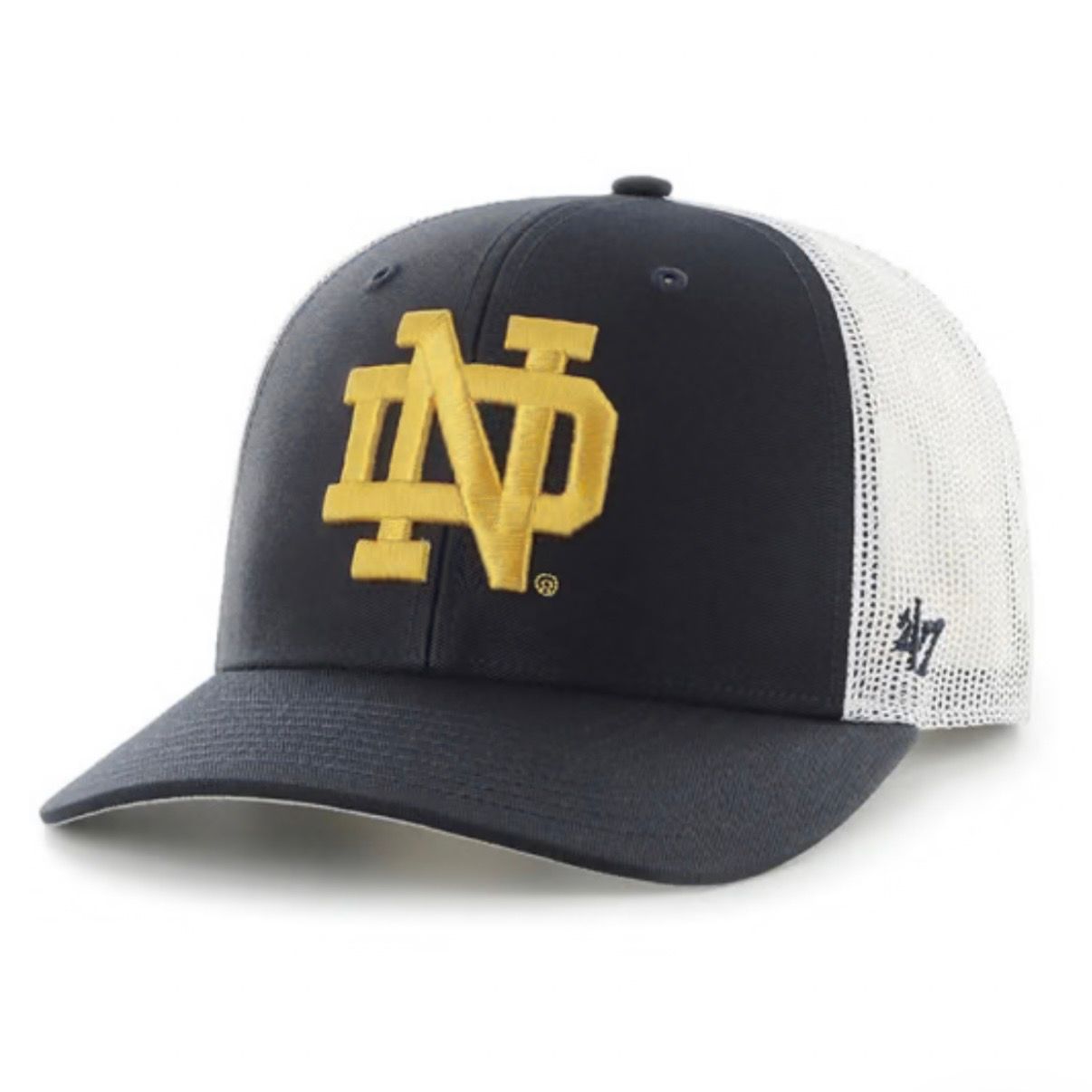 Notre Dame Fighting Irish Men's Navy Flagship 47 Brand MVP Adjustable Hat Notre Dame Fighting Irish Men's Navy Flagship 47 Brand MVP Adjustable Hat