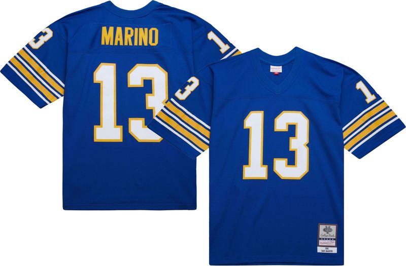 Pitt Panthers Dan Marino 1981 Men’s Blue NCAA College Vault Mitchell & Ness Jersey Pitt Panthers Dan Marino 1981 Men’s Blue NCAA College Vault Mitchell & Ness Jersey