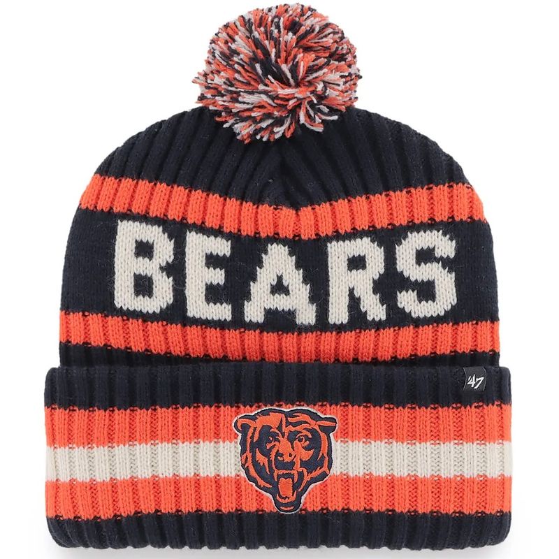 Chicago Bears Men’s 47 Bering Cuffed Pom Knit Hat