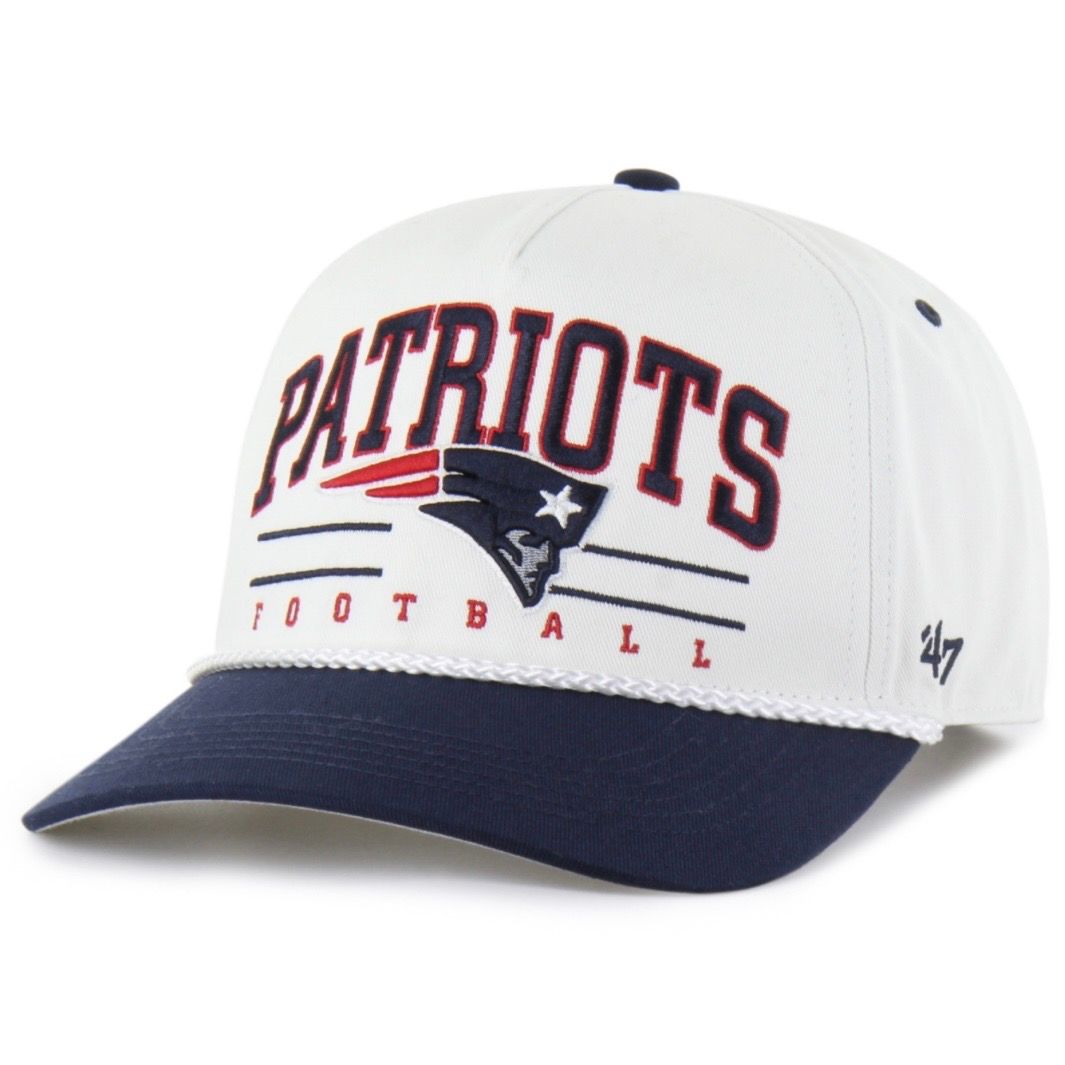 New England Patriots Men’s White Roscoe 47 Hitch Snapback Hat New England Patriots Men’s White Roscoe 47 Hitch Snapback Hat