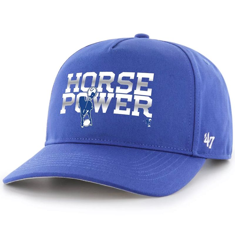 Indianapolis Colts Men’s Blue Horse Power 47 Hitch Snapback Hat Indianapolis Colts Men’s Blue Horse Power 47 Hitch Snapback Hat