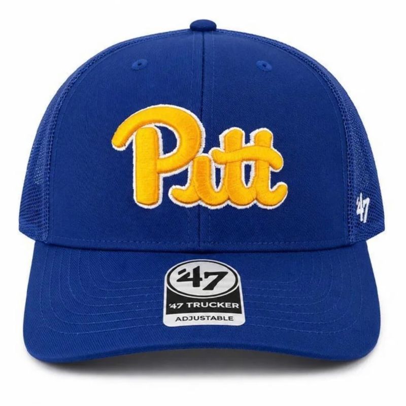 Pitt Panthers Men’s Royal Blue 47 Trucker Adjustable Hat Pitt Panthers Men’s Royal Blue 47 Trucker Adjustable Hat
