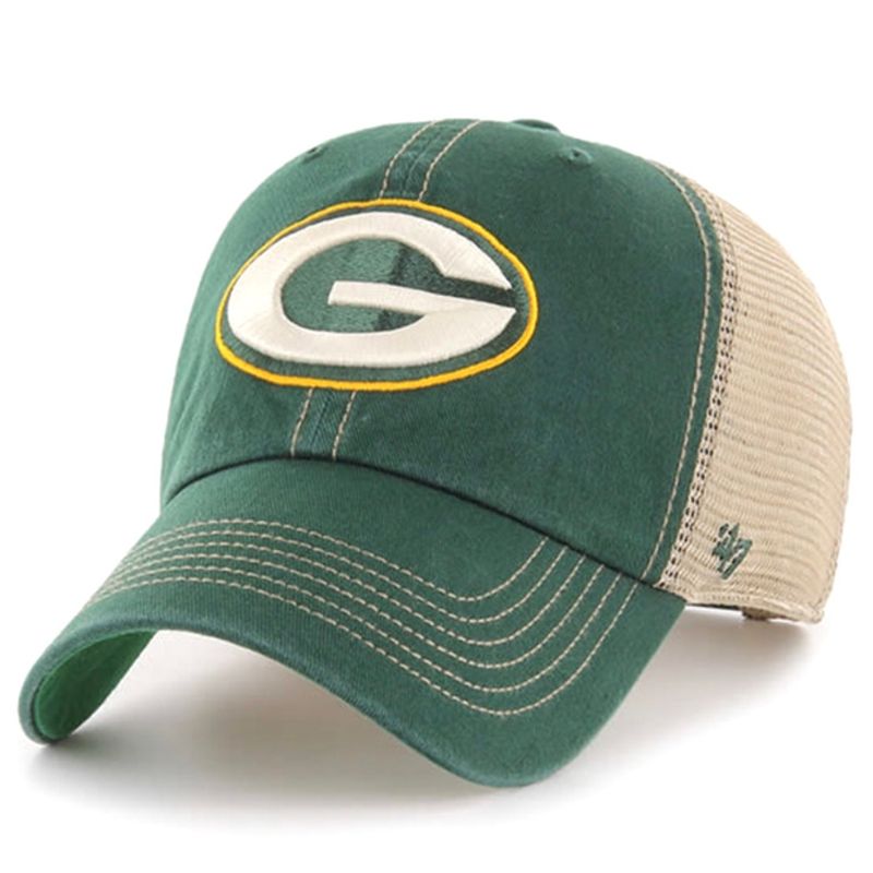 Green Bay Packers Men’s Trawler 47 Brand Clean Up Adjustable Hat Green Bay Packers Men’s Trawler 47 Brand Clean Up Adjustable Hat