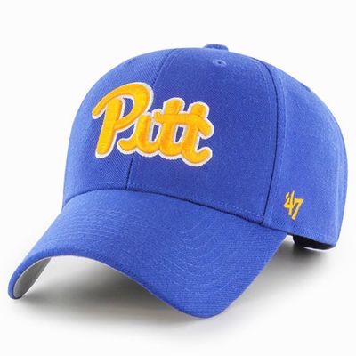 Pitt Panthers Men's Blue 47 Brand MVP Adjustable Hat Pitt Panthers Men's Blue 47 Brand MVP Adjustable Hat