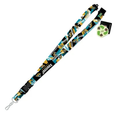 Jacksonville Jaguars Shattered 1 Jacksonville Jaguars Shattered 1" Lanyard