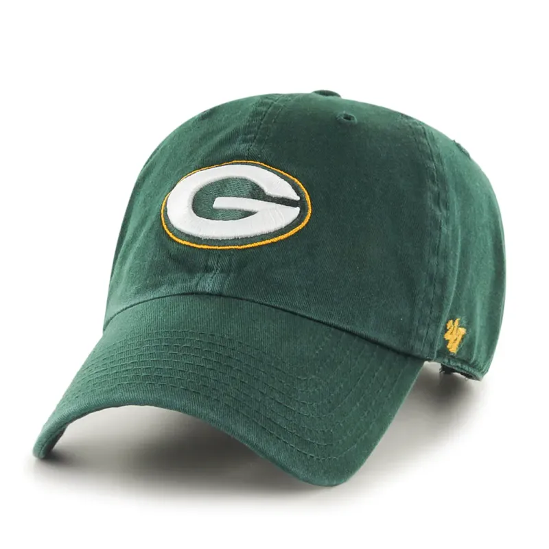 Green Bay Packers Men’s 47 Brand Clean Up Adjustable Hat Green Bay Packers Men’s 47 Brand Clean Up Adjustable Hat