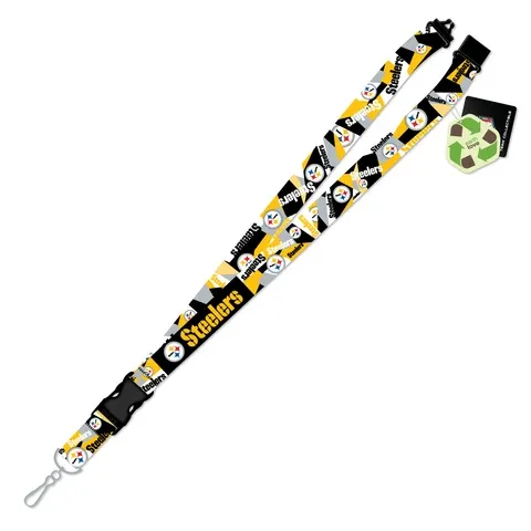 Pittsburgh Steelers Shattered 1 Pittsburgh Steelers Shattered 1" Lanyard