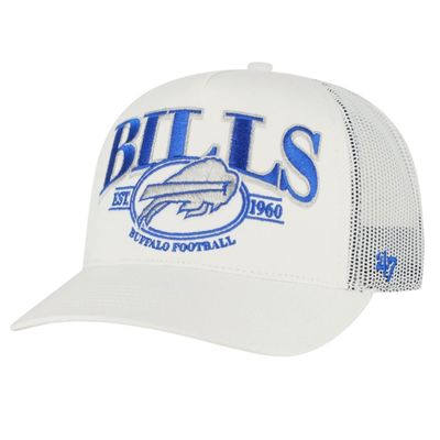 Buffalo Bills Men’s White Deluxia ’47 Hitch Relaxed Fit Adjustable Hat Buffalo Bills Men’s White Deluxia ’47 Hitch Relaxed Fit Adjustable Hat