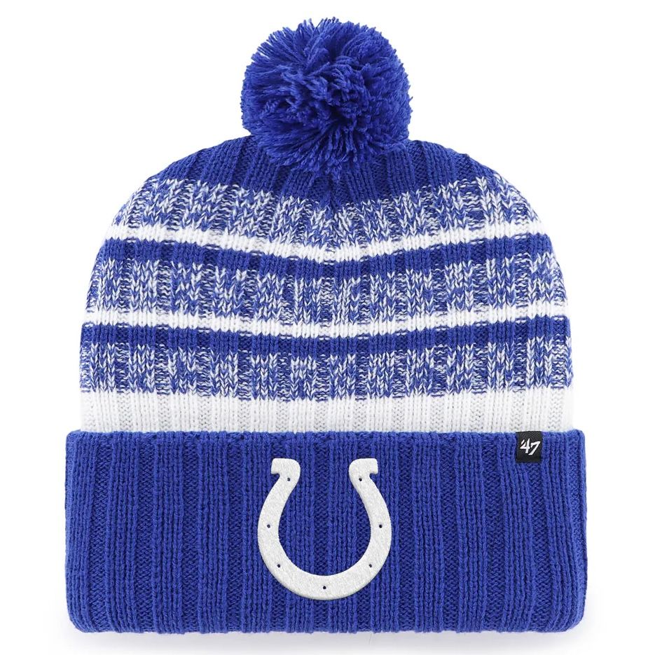 Indianapolis Colts Men's 47 Tavern Cuffed Pom Knit Hat Indianapolis Colts Men's 47 Tavern Cuffed Pom Knit Hat