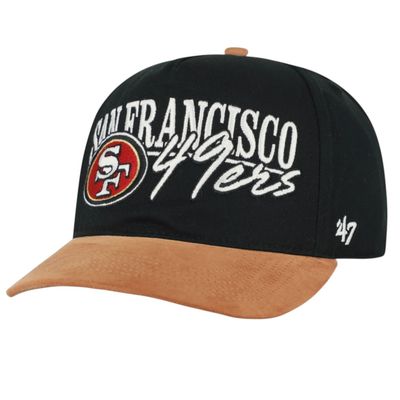 San Francisco 49ers Men's Black Historic Scribe Line 47 Hitch Adjustable Hat San Francisco 49ers Men's Black Historic Scribe Line 47 Hitch Adjustable Hat