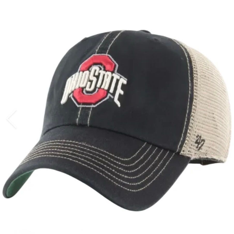 Ohio State Buckeyes Men’s Black 47 Trawler Clean Up Adjustable Hat Ohio State Buckeyes Men’s Black 47 Trawler Clean Up Adjustable Hat