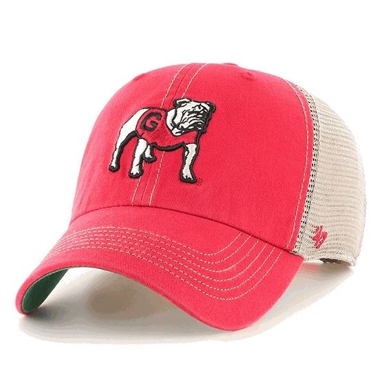 Georgia Bulldogs Men’s Red 47 Trawler Clean Up Adjustable Hat Georgia Bulldogs Men’s Red 47 Trawler Clean Up Adjustable Hat