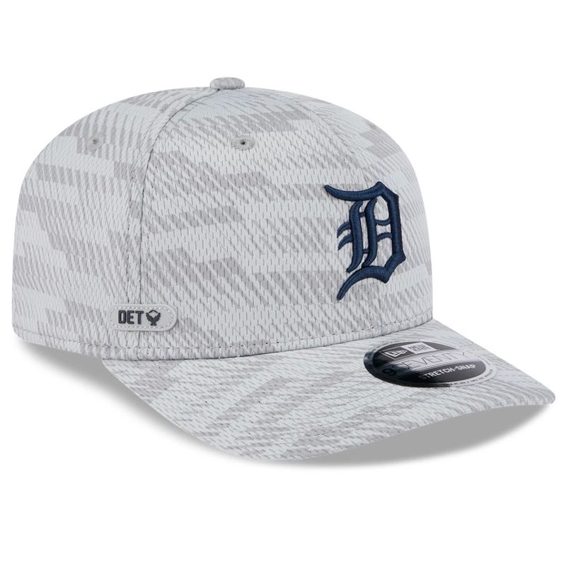 Detroit Tigers Men's Gray Spring Training New Era 9Seventy Stretch-Snap Hat