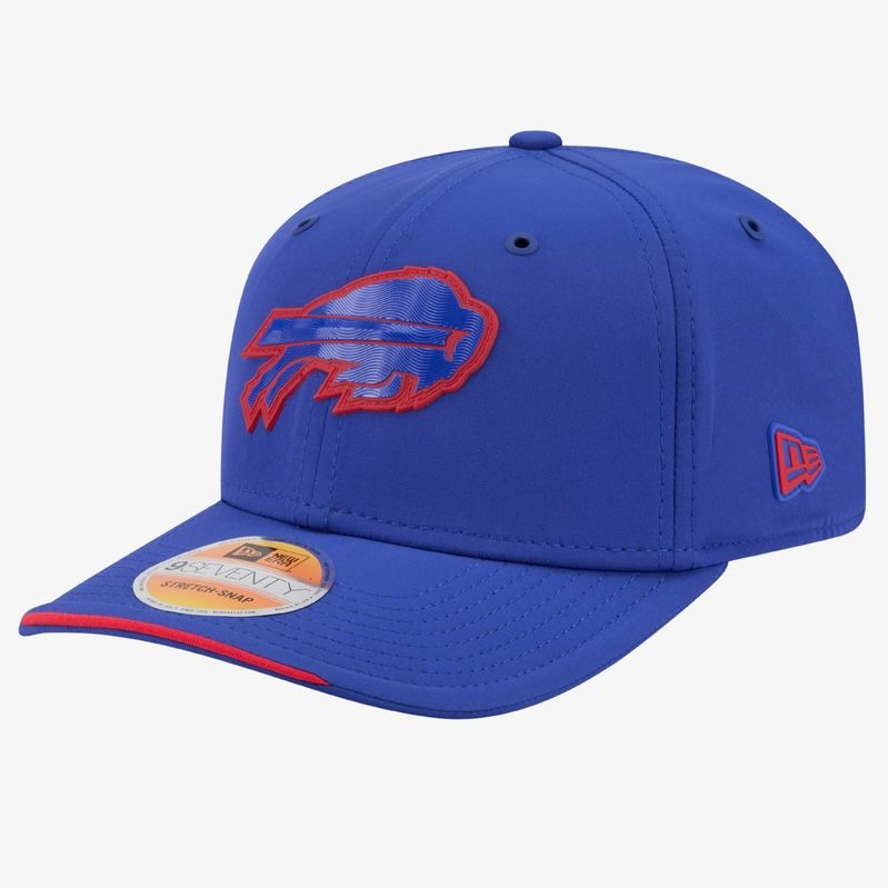 Buffalo Bills Men's Blue NFL Sideline New Era NFL 9Seventy Stretch-Snap Hat Buffalo Bills Men's Blue NFL Sideline New Era NFL 9Seventy Stretch-Snap Hat